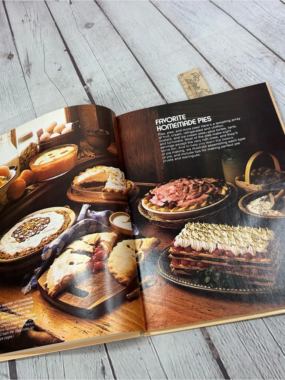 vtg 1983 Better Homes And Gardens all-time favorite Pies Cookbook retro cottage